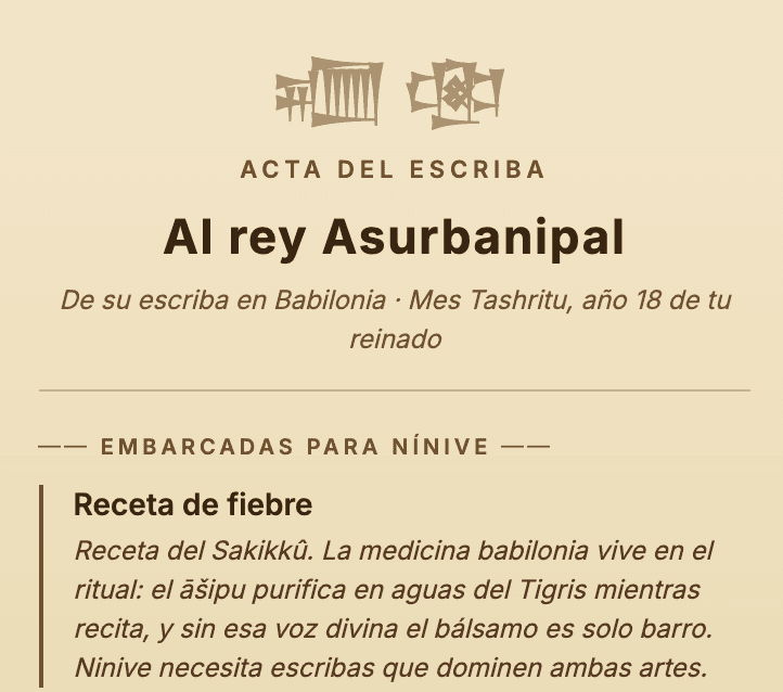 Acta del escriba